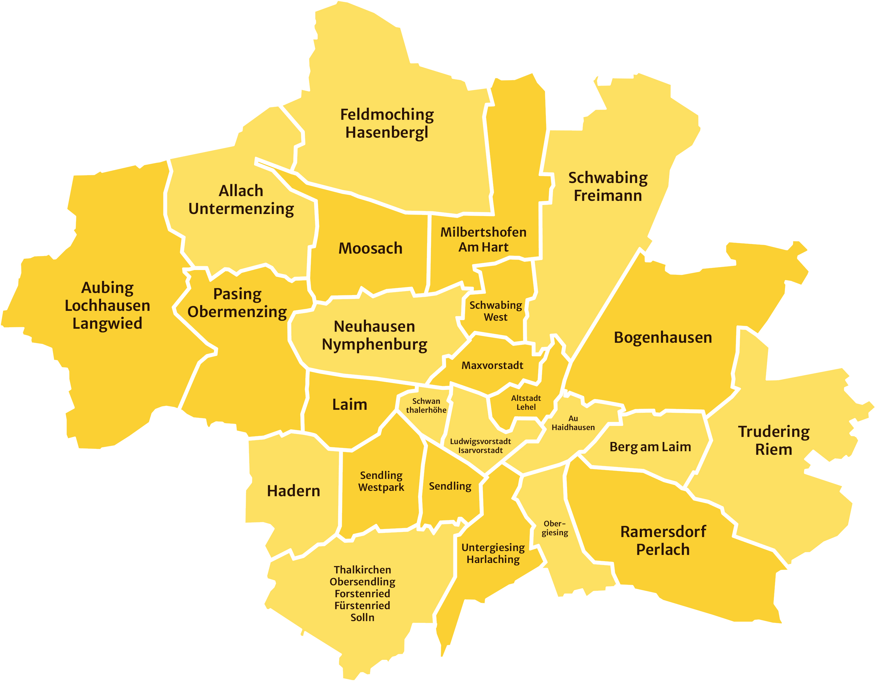 Münchner Stadtbezirke